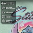 thumbnail image 4 of Girl's Lilo & Stitch Colorful Airbrush  Graphic Tee Mint Large, 4 of 9