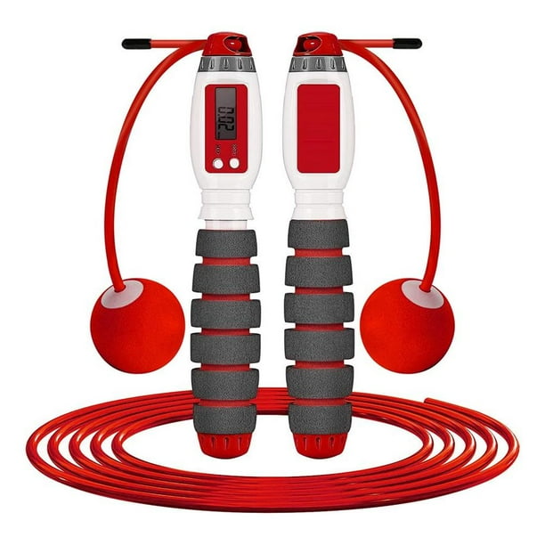 mmirethe Jumping Ropes with Digital Counter Skipping Rope Fitness Tools ...