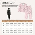 thumbnail image 4 of Honeii Poodle Dog print Women's Pajama Sets Long Sleeve Button Down Sleepwear Nightwear Soft Pjs Lounge Sets-Small, 4 of 7