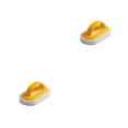 thumbnail image 3 of Naiovety Esponja de cocina con mango Cepillos para ollas Limpiaparabrisas para azulejos de baño Bloqueo de humedad Eliminación de manchas de Amarillo 2piezas, 3 of 6