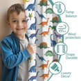 thumbnail image 3 of Blackout Kids Curtains,Dinosaur and Trees White Pattern Children's Insulated Curtains Set Of 2,Bedroom Essentials,Toddler Room Decor 42"x84", 3 of 5