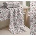 thumbnail image 6 of Soimoi White Cotton Poplin Fabric Flower & Leaves Watercolor Print Sewing Fabric Yard 56 Inch Wide, 6 of 7