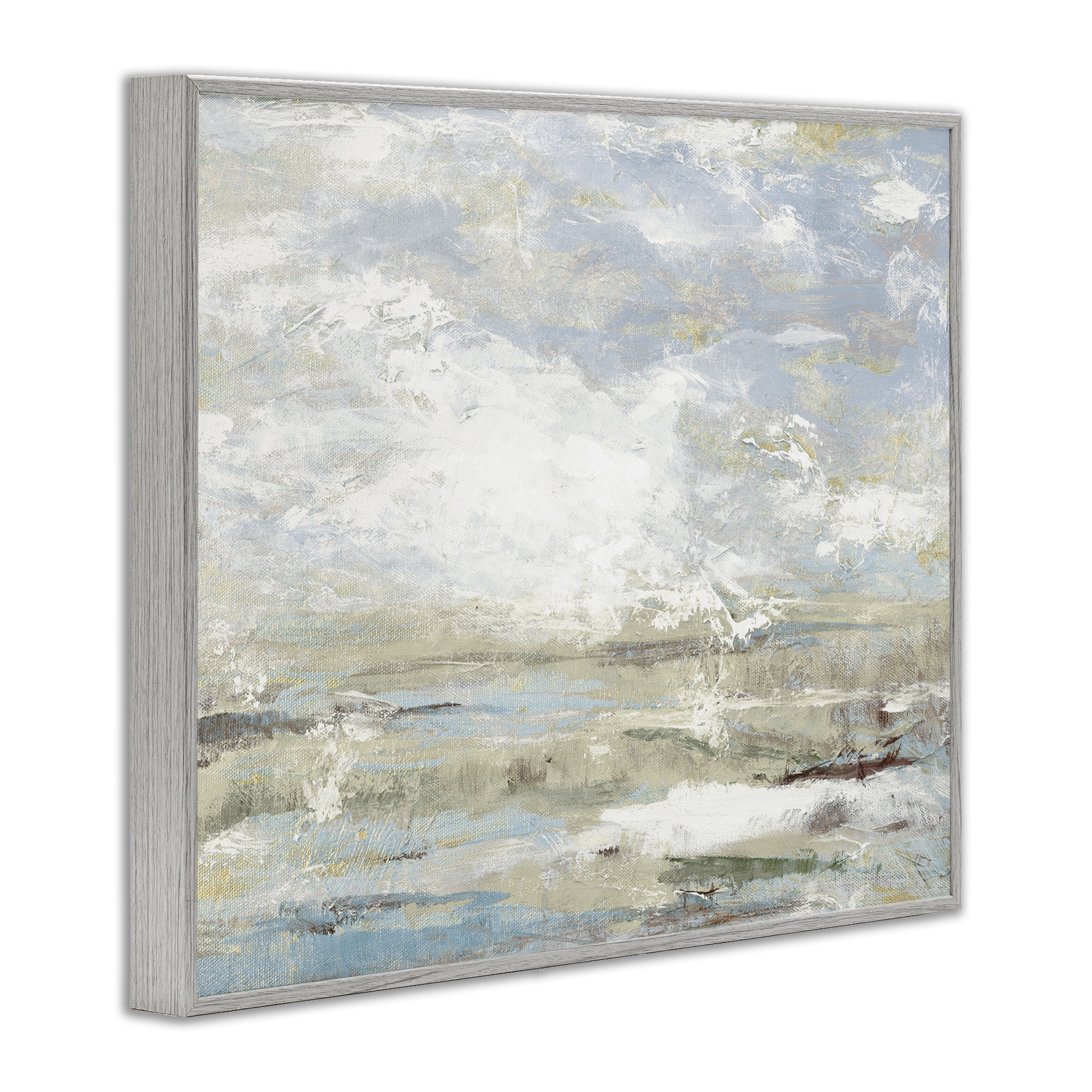 Stupell Industries Morning Mood Impression Gray Framed Giclee Art, design by Lanie Loreth