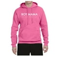 thumbnail image 2 of Boy Mama All Day Everyday Mom Son Gift | Mens Mother's Day Hooded Sweatshirt Graphic Hoodie, Neon Pink, 2XL, 2 of 4