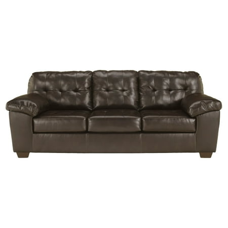 - Signature Design by Ashley Alliston Leather Sofa
