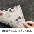 thumbnail image 6 of Beige Geometric Triangle Pattern Door Rugs,Washable Non Slip Door Mats Indoor,Decorative Door Mats,Entry Mat Indoor for Entrance,Bedroom,Kitchen,Bathroom,17"x30", 6 of 6