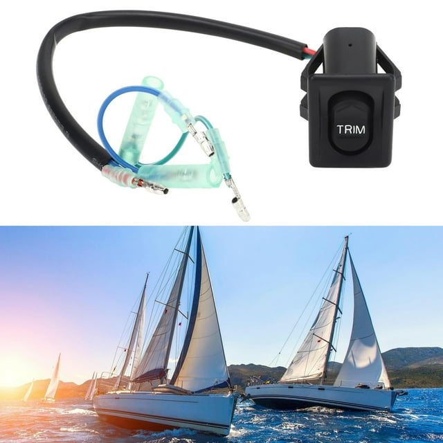 Trim Tilt Button Switch, Lightweight 87-856990 Tilt Switch Assembly for Boat