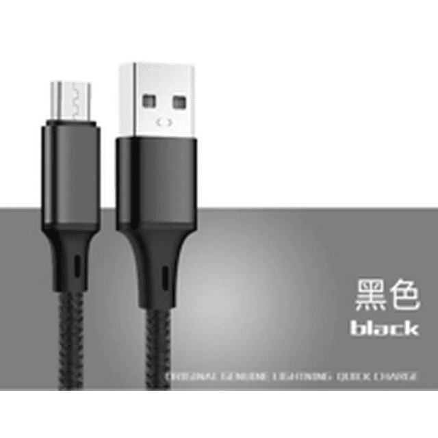 kurtrusly Braided Charging Cable Copper Wire Charger Portable Flexible Phone Charging Line A-M 1m