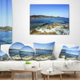 thumbnail image 3 of Designart Agay Bay in Esterel Rocks Beach - Oversized Beach Throw Pillow - 16x16, 3 of 4