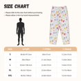 thumbnail image 2 of Salouo Cute Owl Print Women's Pajama Pants Casual Loose Sweatpants PJs Flowy Pants Drawstring Palazzo for Women Wide Leg Pants Lounge Pajama -Large, 2 of 8