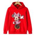 thumbnail image 3 of Sudadera con capucha con estampado de Disney Minnie Harajuku para niños de 3 a 14 años, sudadera de moda urbana de otoño para niñas, sudadera deportiva para exteriores, 3 of 5