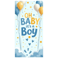 thumbnail image 6 of LUUFILx Oh Baby Boy Banner Newborn Event Backdrop Baby Shower Gender Reveal Party Supplies Decorations Photo Props Celebration Photographic Background, 6 of 8