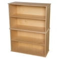 thumbnail image 2 of wood designs wd43700 two-shelf modular storage, 24 x 37 x 15" (h x w x d), 2 of 2
