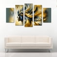 thumbnail image 2 of Cuadro Decorativo Cuadros Abigail Abstracto Mujer Plumas Cabello Set De 5 Piezas, 2 of 5