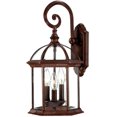 thumbnail image 2 of Acclaim 5273BW Dover Collection 3-Light Wall Mount Outdoor Light Fixture, Burled Walnut, 2 of 2