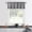 Black/White, variant on Red and White Buffalo Check Kitchen Curtain Valances for Windows,Burgundy Plaid Gingham Valance for Bathroom Rod Pocket Cafe Curtains, 55" x 15", Red/White