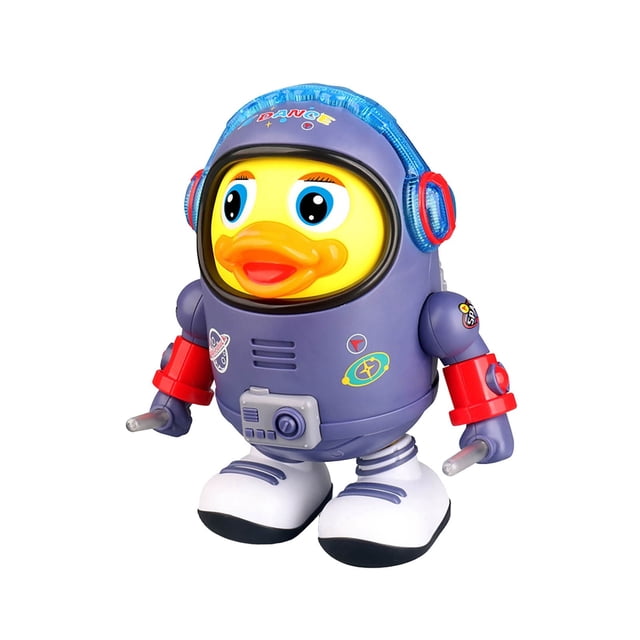 Cartoon Dancing Space Swinging Toy with Lights and Music Interactive Educational Learning Toy for Kids