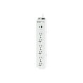 thumbnail image 3 of Tripp Lite by Eaton Safe-IT Medical-Grade Power Strip with Antimicrobial Protection, 6 Hospital-Grade Outlets, USB Charging, 2 ft Cord, White, 3 of 9