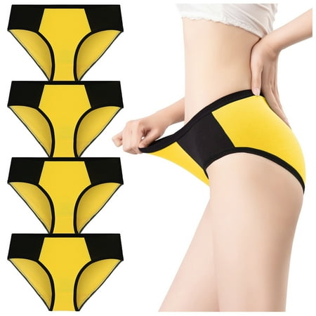 

Lingerie Crotchless Solid Color Patchwork Briefs Panties Underwear Bikini Underpants Romper Sleepwear Yellow XXXXXL