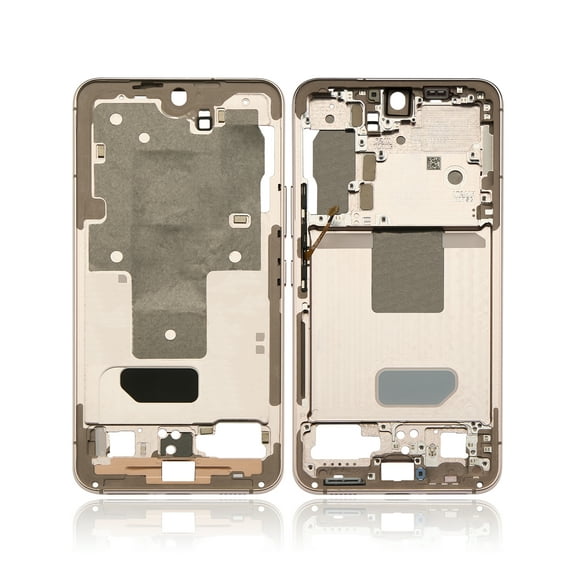 Replacement Mid-Frame Housing Compatible For Samsung Galaxy S22 5G (International Version) (Pink Gold)