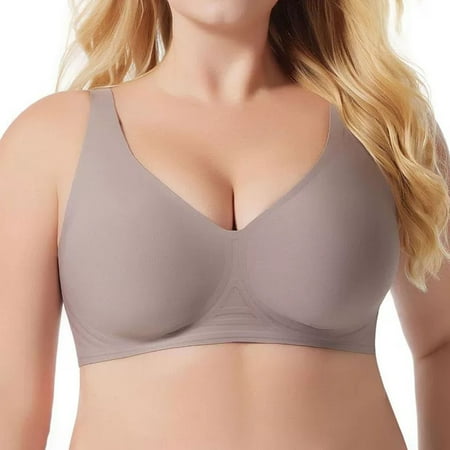 XJDJHC Bras For Women New Seamless Lingerie Plus Size Bra For Ladies Soft Breathable Underwear Comfortable Sleep Underwear