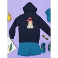 thumbnail image 3 of Animal With Balloons Hoodie Juniors -Image by Shutterstock,  Medium, 3 of 4