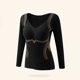 thumbnail image 1 of Ropa interior térmica para mujer, sin costuras, cálida y aterciopelada, gruesa, de lana polar., 1 of 3