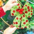 thumbnail image 4 of PALIFEUR Christmas Bows Decorations, 12 Pcs Red Green Christmas Tree Bows, Xmas Wreath Bow for Christmas Party Decoration, (7.87 x 5.9 Inch), 4 of 6