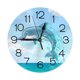 thumbnail image 1 of Reloj de pared con diseño de delfín de dibujos animados, silencioso, de 10 pulgadas, estilo rústico retro, decorativo para sala de estar, cocina, hogar, baño y dormitorio, 1 of 7