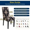 thumbnail image 6 of Dining Room Chair Covers - Stretch Kitchen/Dining Room Set of 4, Removable Washable Slipcovers for Home, Hotel, Banquet, 6 of 9