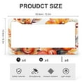 thumbnail image 3 of License Plate Cover Autumn Harvest Pumpkin Wreath Customized Decor Car Tag 2 Pack Happy Fall Harvest Quality Aluminum Metal License Plate Frame for US And CA, 3 of 6
