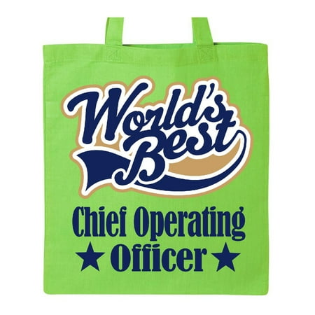 World's Best Chief Operating Officer Tote Bag Lime Green One (Best Limo In The World)