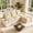 Beige(Right Facing Chaise), variant on Ovios 106.3" Modern Sectional Sofa with Chaise, No Assembly Required L-Shaped Couch, Deep Seat Cloud Sofa with Tufted Cushions for Living Room, Black(Left Facing Chaise)