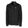thumbnail image 2 of Men's Cutter & Buck Black Florida State Seminoles Vault Advantage Tri-Blend Pique Big & Tall Long Sleeve Polo, 2 of 3