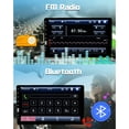 thumbnail image 6 of Podofo Single Din Car Stereo with Bluetooth 9 Inch HD Touch Screen Car Radio with Backup Camera + External Microphone + FM MP5 Player Car Audio Receivers Support Mirror Link SWC USB EQ Car Radio, 6 of 9