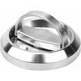 thumbnail image 3 of 2Pcs-Toilet Sliding Door Lock Access Door Hidden Security Lock Round Concealed Handle Lock, 3 of 5