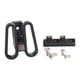 thumbnail image 2 of Adaptador de bloque portador plegable de aleación de aluminio para soporte delantero de bicicleta con tornillos para Negro, 2 of 8