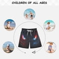 thumbnail image 6 of joogoo Kids Boys Swim Trunks Dragon Eyes Beach Board Shorts Drawstring Swimsuit Kid Teen L, 6 of 6