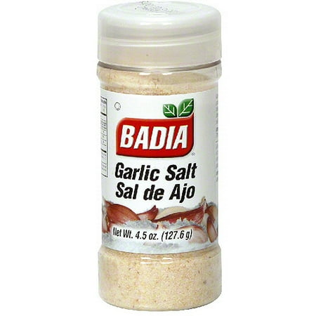 Badia Garlic Salt, 4.5 oz (Pack of 12)