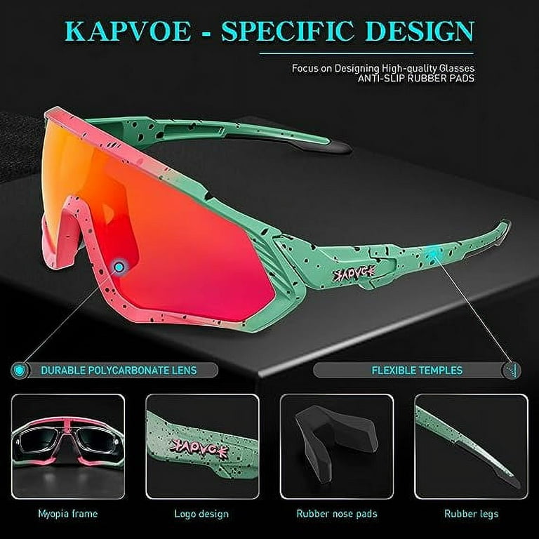 UV Polarised Outdoor Sports Sunglasses. Mens & Womens. Changeable Anti Fog  Lenses