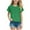 Green, variant on Godom Girls Short Sleeve T Shirts Casual Crewneck Tops Kids Tee Tops Girl Clothes