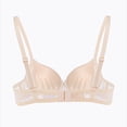 thumbnail image 5 of GEWSEY Women's Push Up Lace Bra Soft Underwire Plunge Full Coverage Sexy Support Bras (Beige, XL), 5 of 9