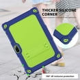 thumbnail image 4 of for Vankyo MatrixPad S10 Tablet Case YQSAVIOR CUPEISI Coopers YQ10S VIVIMAGE A10 A38 ZZB zb10 zb01 Aoyodkg A38 BYANDBY BYYQ10S 10.1" Case Built in Kickstand Shoulder Strap Shell (Navy+Green), 4 of 7