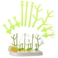 thumbnail image 4 of Escurridor de biberones portátil multifunción con bandeja extraíble y forma de árbol, con cepillo para limpiar biberones, chupetes y accesorios, 4 of 5