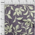 thumbnail image 2 of oneOone Polyester Spandex Purple Fabric Floral Magnolia Craft Projects Decor Fabric Printed By The Yard 56 Inch Wide, 2 of 5