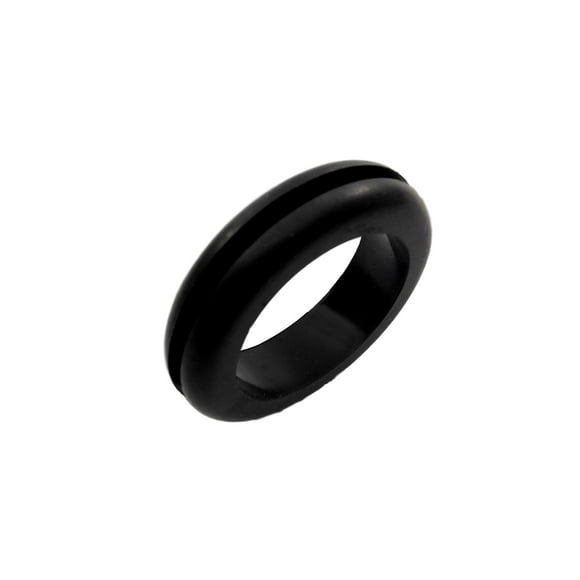 Rubber Grommet Fits 1 3/4" Hole in 1/8" Thick Panel Buna-N Rubber - Has 1 1/2" Center Hole (6)