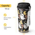 thumbnail image 4 of 18oz Double Drinking Coffee Mug – Vacuum Insulated Stainless Steel Travel Cup with Leakproof Lid, 316 Steel Thermos Tumbler for Hot & Cold Beverages, 4 of 7