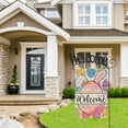 thumbnail image 2 of JOOCAR Garden Flags, Easter Bunny Eggs 12x18 Inches Reversible Garden Flags for Easter Outdoor Garden Holiday Yard Decoration, 2 of 5