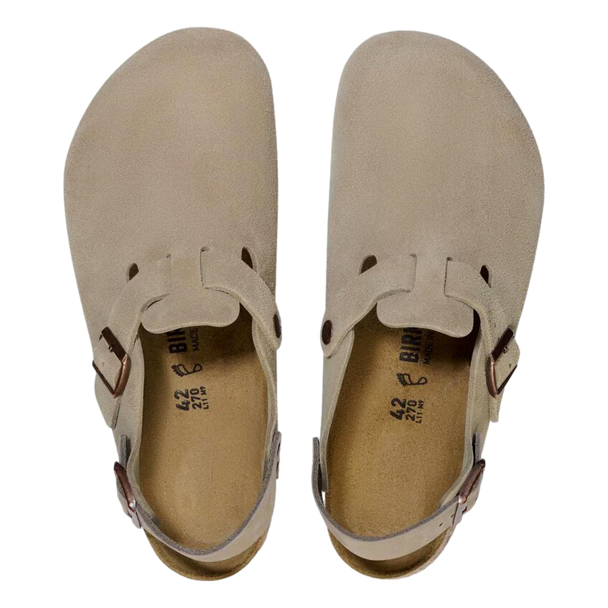 Birkenstock Tokio II Suede Taupe  1028287 Men's Size 8