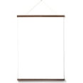 thumbnail image 4 of (24 in | 61 cm) Dark Oak Solid Oak Wood Magnetic Poster Frame Picture Hanger, 4 of 4